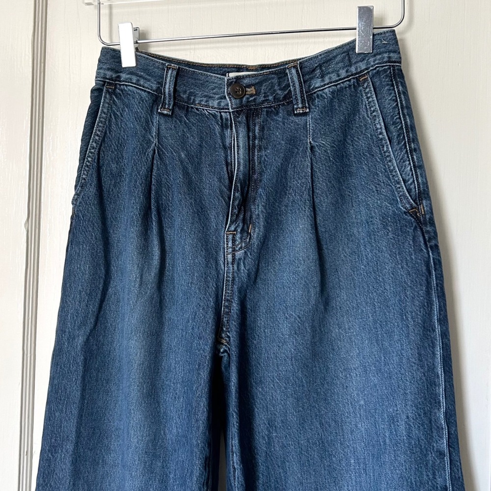 Madewell The Harlow Wide-Leg Jean: Airy Denim Edition Fieldale Wash 25 Spring - Picture 7 of 11